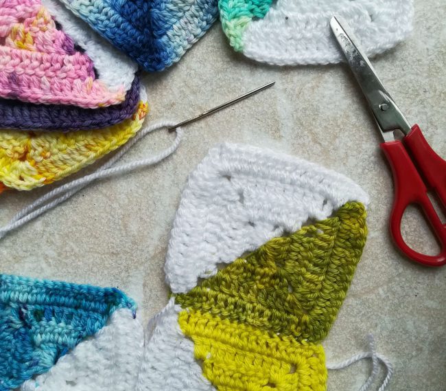 unsichtbare naht granny squares unsichtbar verbinden unsichtbare Naht